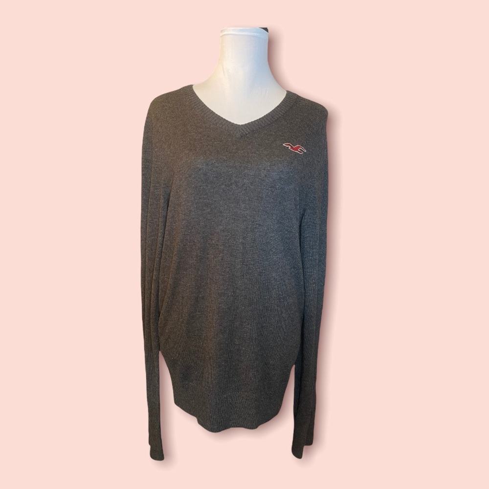 Hollister Grey Dressy Sweater